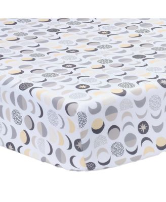 Celestial Moon/Stars 2-Pack Fitted Crib/Toddler Sheet Set