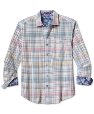 Tommy Bahama - Men's Coastline Cord Harbor Classic-Fit Check Button-Down Shirt