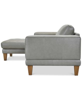 Niebee 2-Pc. Leather Sectional, Created for Macy's