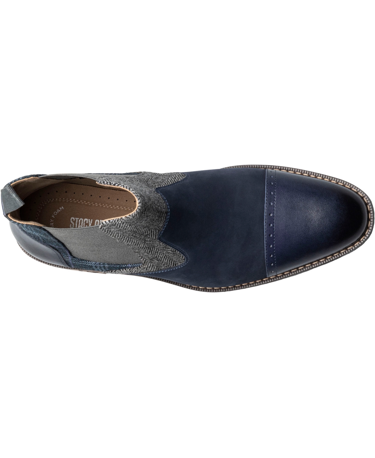 Stacy Adams Men's Finney Cap Toe Chelsea Boots