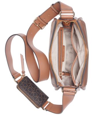 Bella Adjustable Crossbody with Signature Zippered Pouch