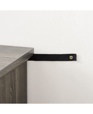 Farmhouse Rattan TV Console with Storage and Doors (65")