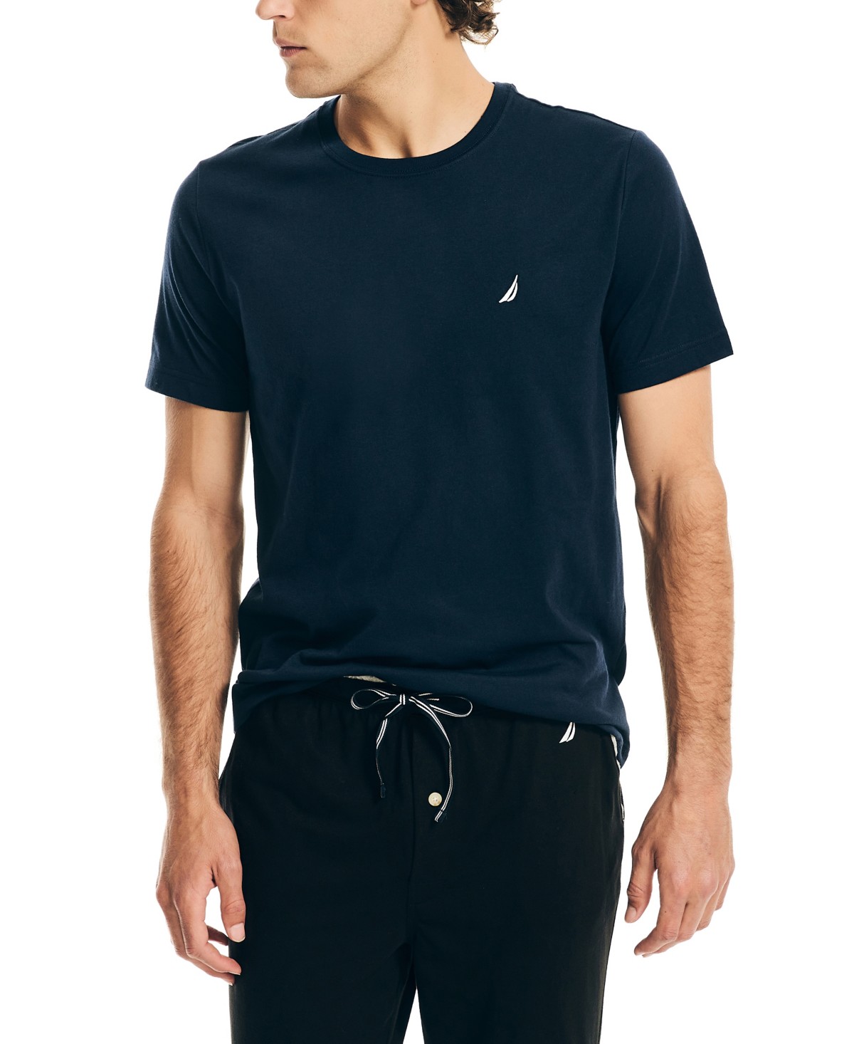 Мужские Nautica Men's Knit Pajama T-Shirt — фото 1