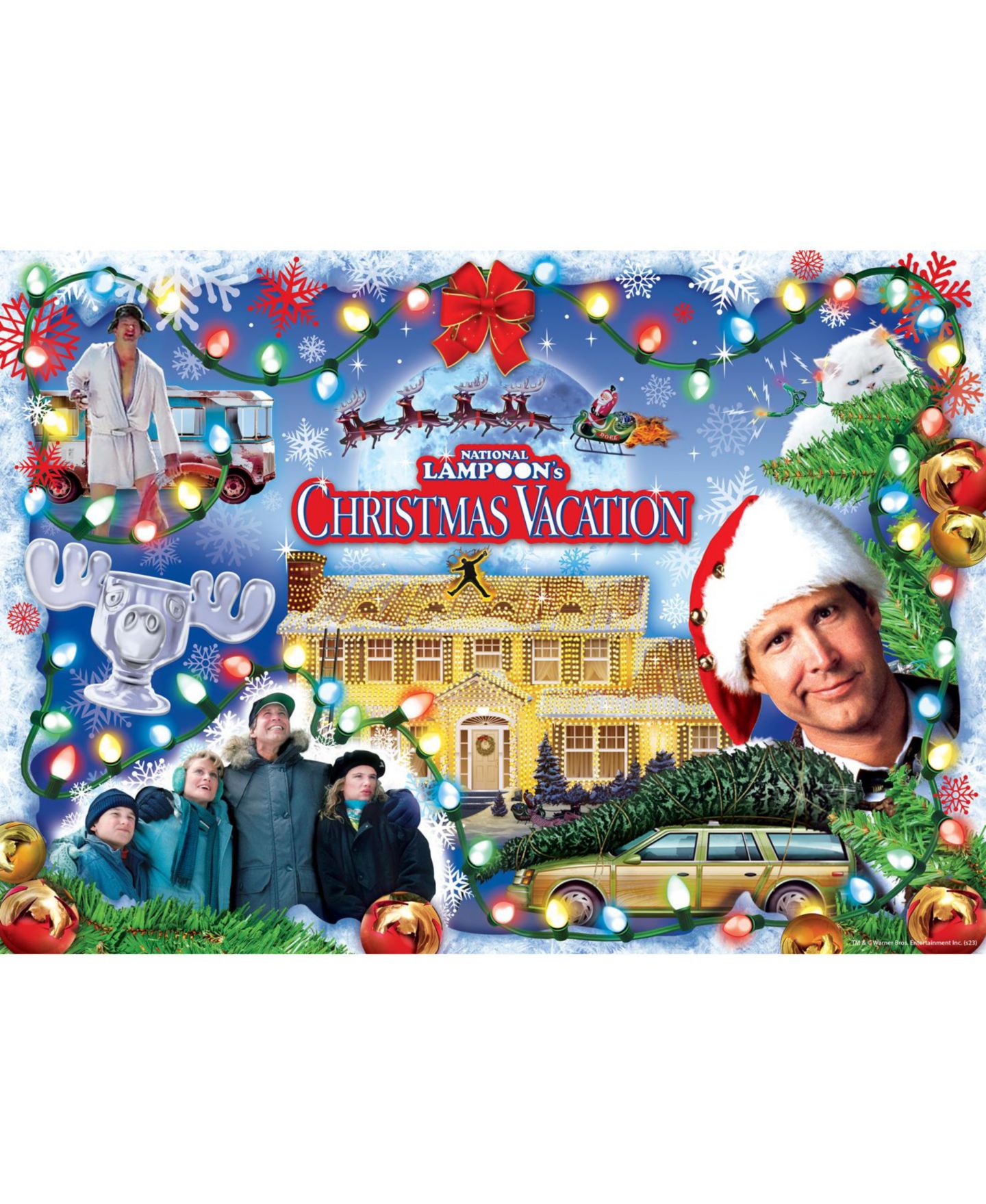 Детский пазл MasterPieces Puzzles National Lampoon's Christmas Vacation 500-Piece Puzzle, от 14 лет, цвет: Разноцветный — фото 2