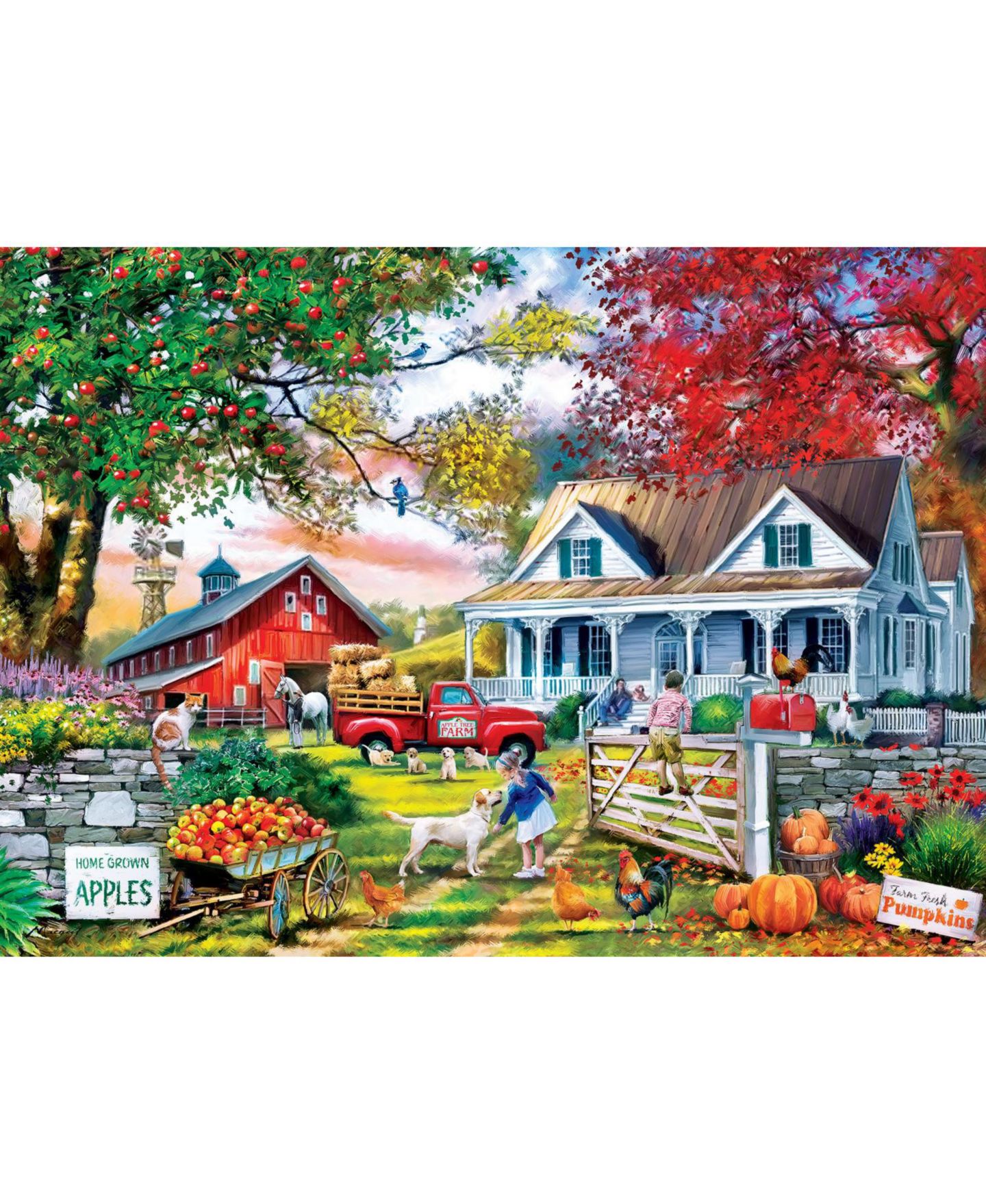 Детский пазл MasterPieces Puzzles Art Gallery Linen Finish 1000 Piece Jigsaw Puzzle, от 14 лет, цвет: Разноцветный — фото 3