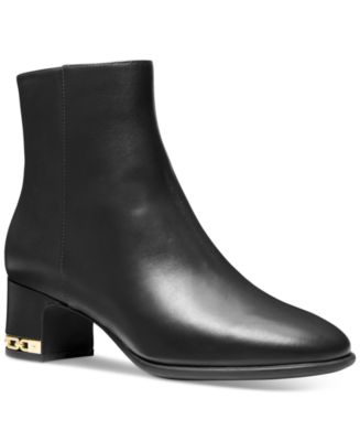【送料&関税込】Michael Kors Perla Flex Ankle Boot Marcella Flex Leather Ankle Boot | Michael Kors [US]