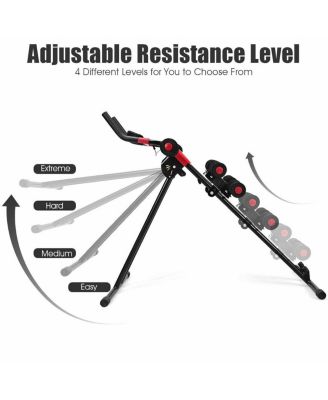 Abdominal Workout Equipment with LCD Monitor for Home Gym