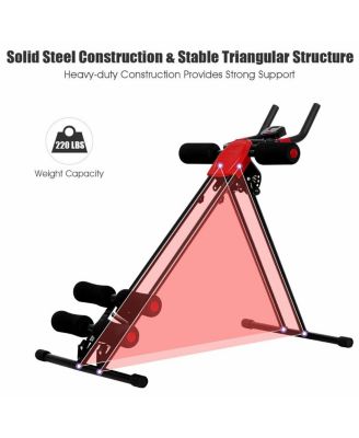 Abdominal Workout Equipment with LCD Monitor for Home Gym