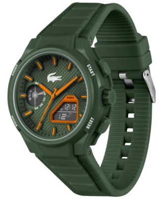 Men's LC33 Khaki Silicone Strap Watch 45mm