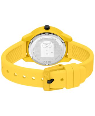 Kids Mini Tennis Yellow Silicone Strap Watch 34.5mm