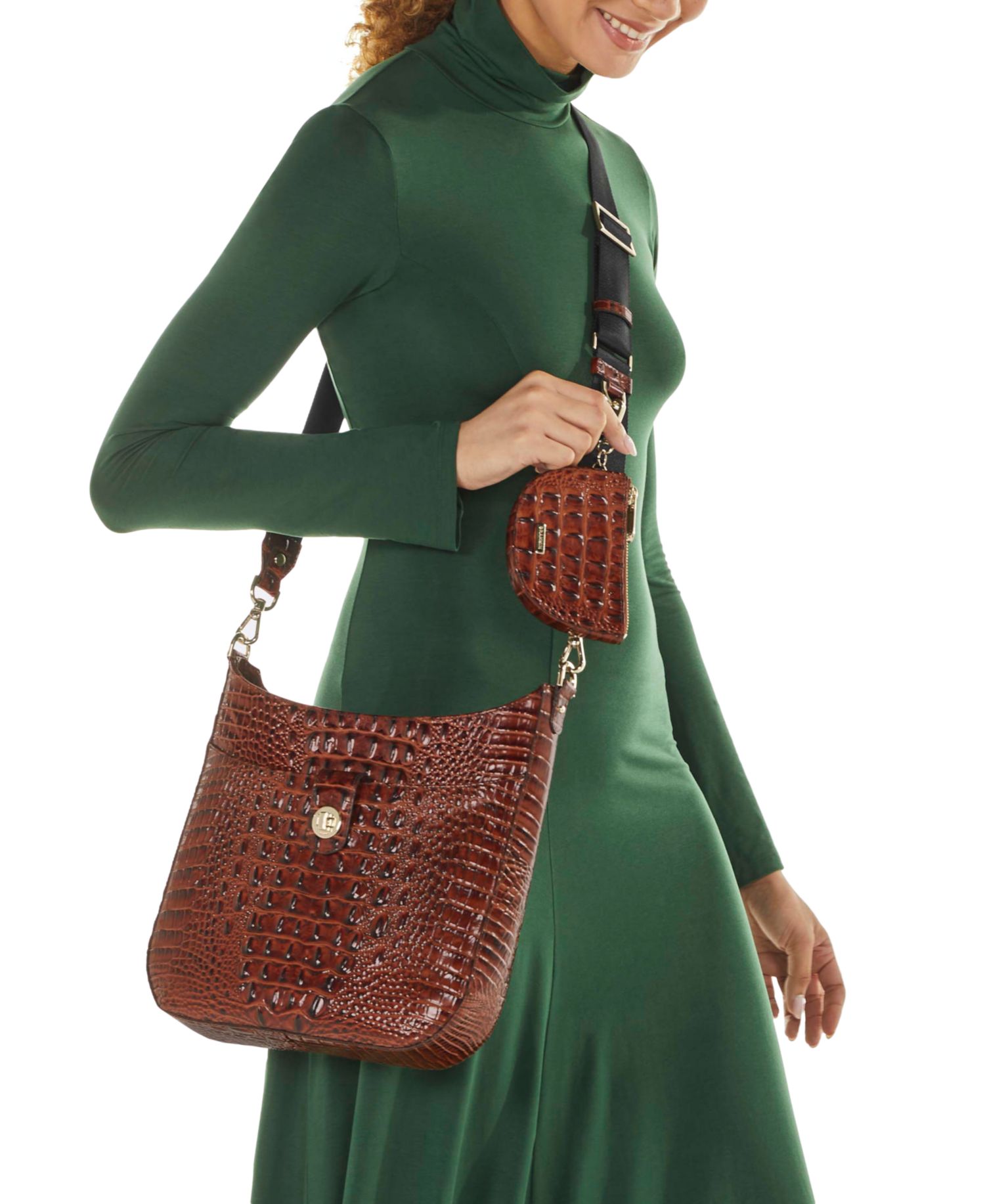 Leia Melbourne Small Leather Crossbody Bag