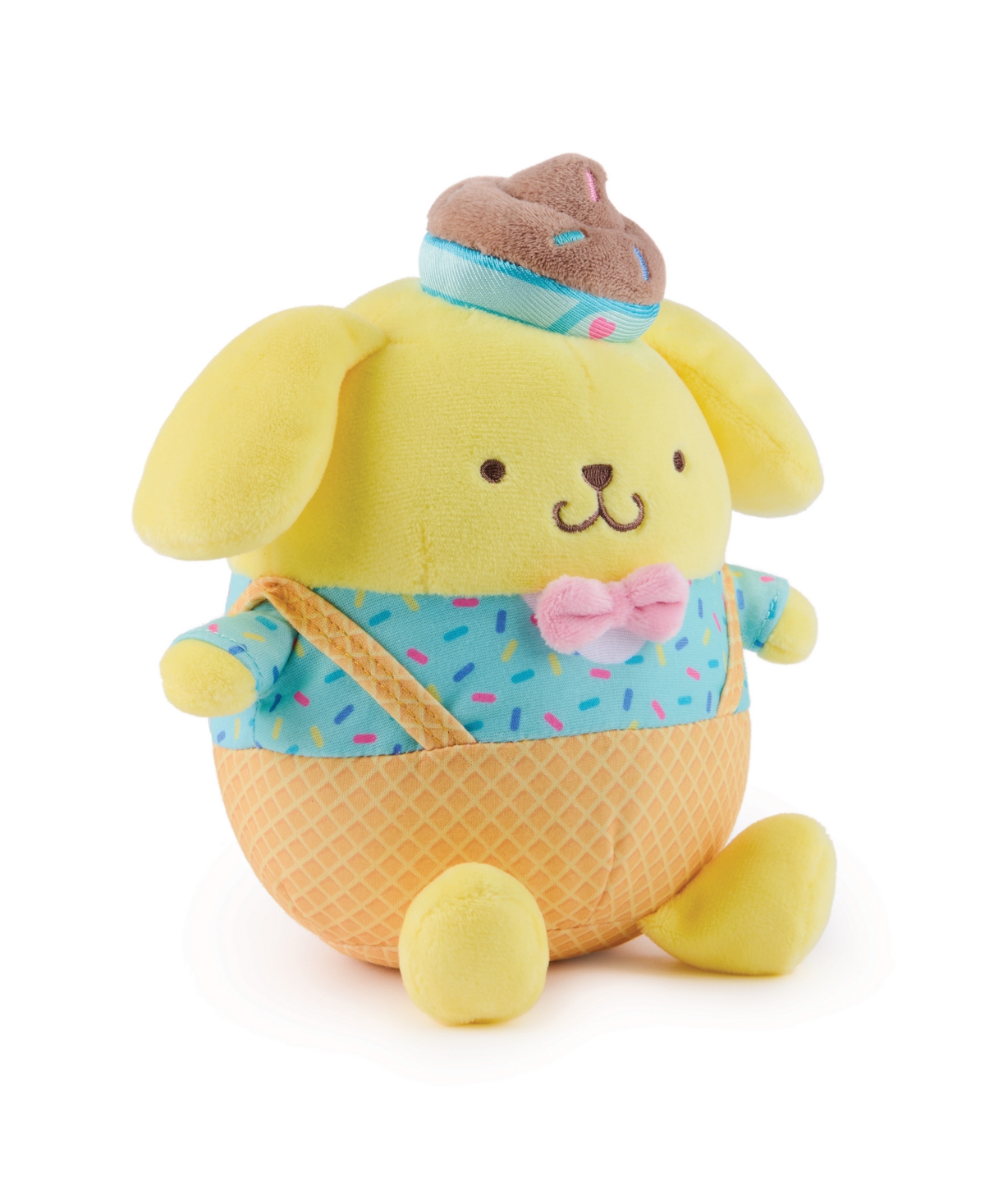 Hello Kitty Gund Sanrio Ice Cream Pompompurin Plush, 6" In Multi Color