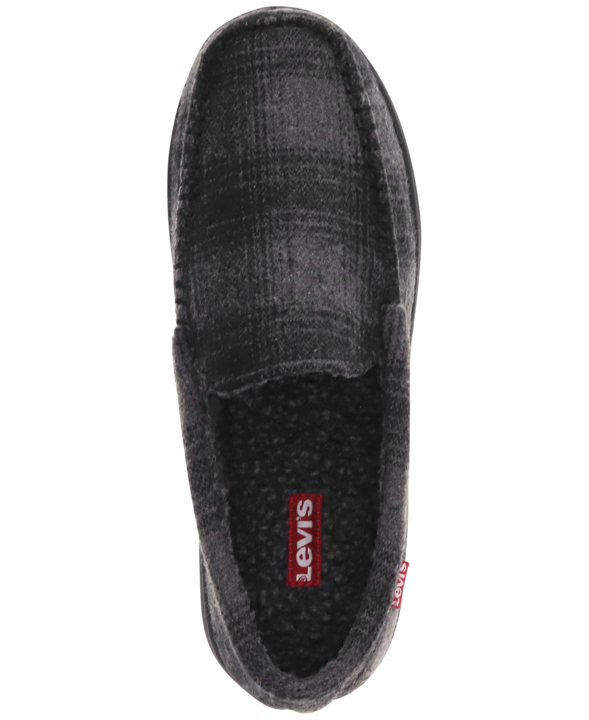 Levi's Men's Fields Buffalo Plaid Slippers -char
