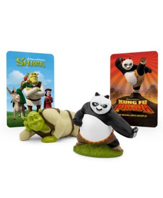 Dreamworks Shrek and Kung Fu Panda Figurine, 2 Pack