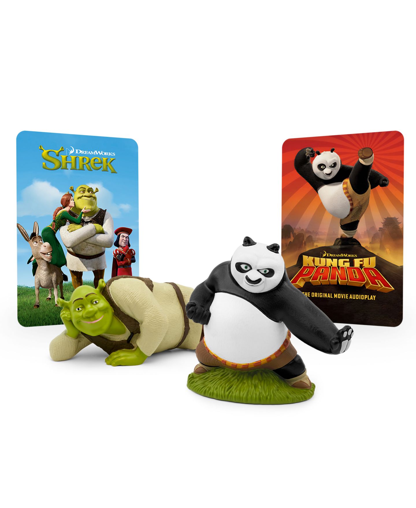 Детские фигурки Tonies Dreamworks Shrek and Kung Fu Panda Screen-Free, No Batteries Audio Figurines, 2-Piece Set, Ages 3+ — фото 6