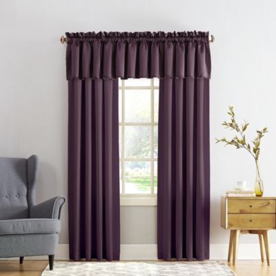 Grant Room Darkening Rod Pocket Curtain Valance