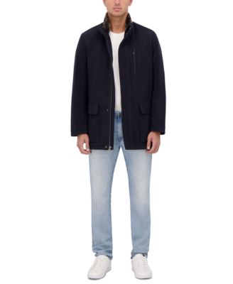 Men's Wool Plush Car Coat