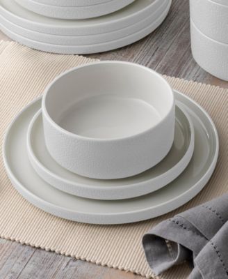 Colortex Stone 12-Piece Dinnerware Set, Service for 4