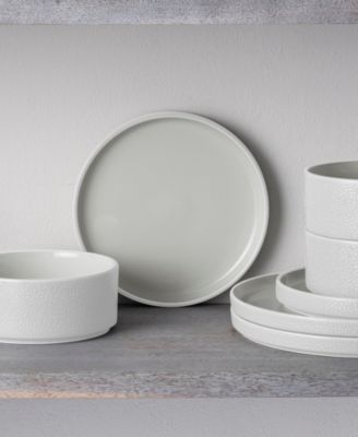 Colortex Stone Stax Salad Plates, Set of 4