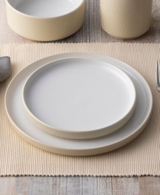 Colortex Stone Stax Dinner Plates, Set of 4