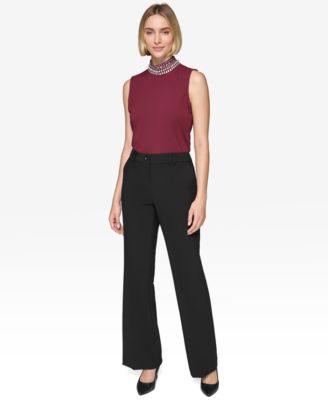 Women's High-Rise Wide-Leg Pants