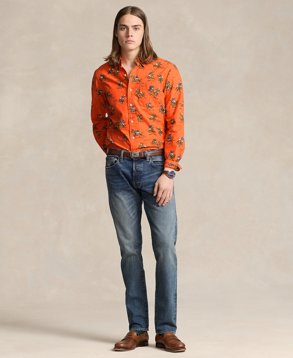 Polo Ralph Lauren Men's Classic-Fit Polo Match Oxford Shirt