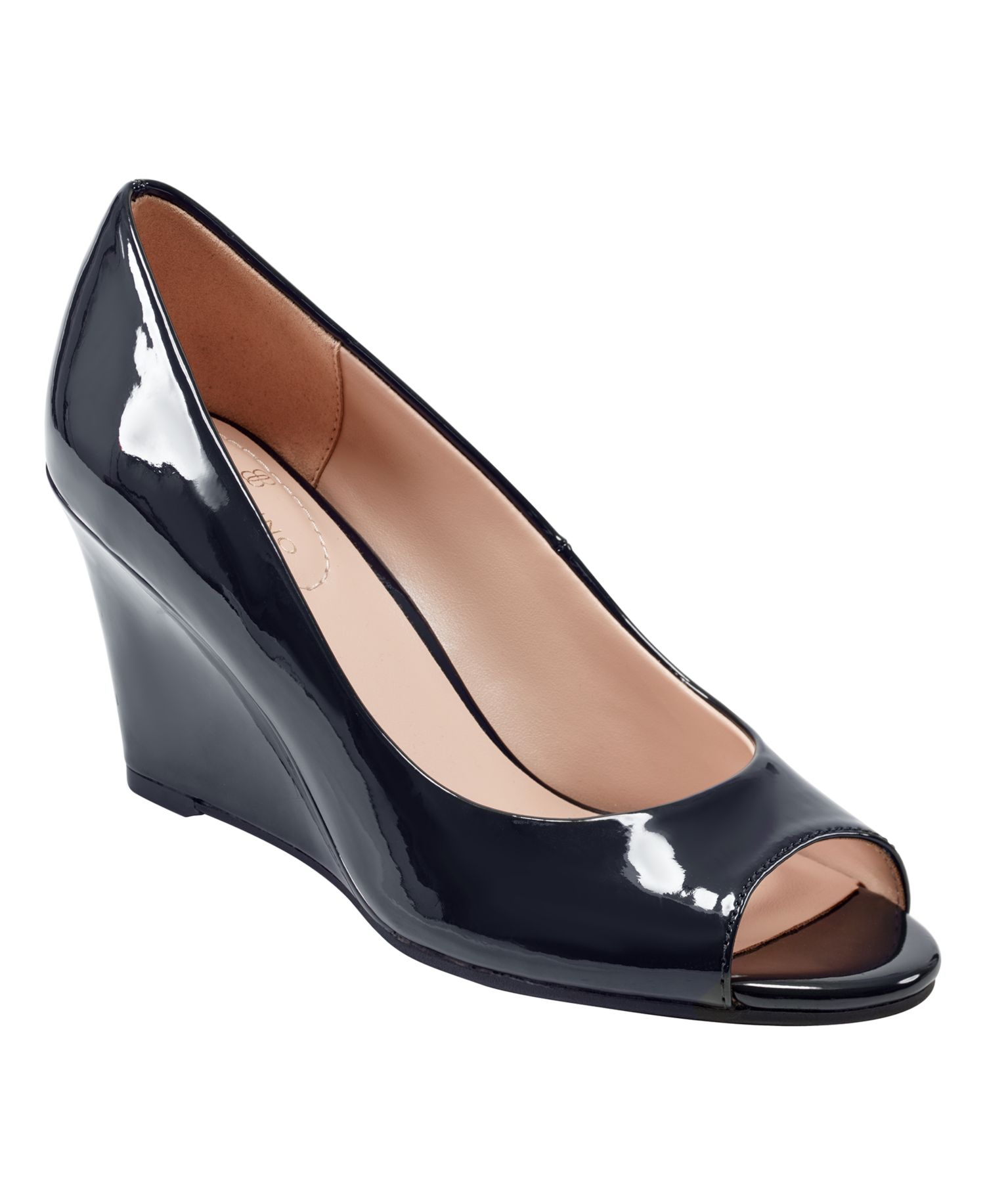 Women's Tufflove Peep Toe Wedge Pumps