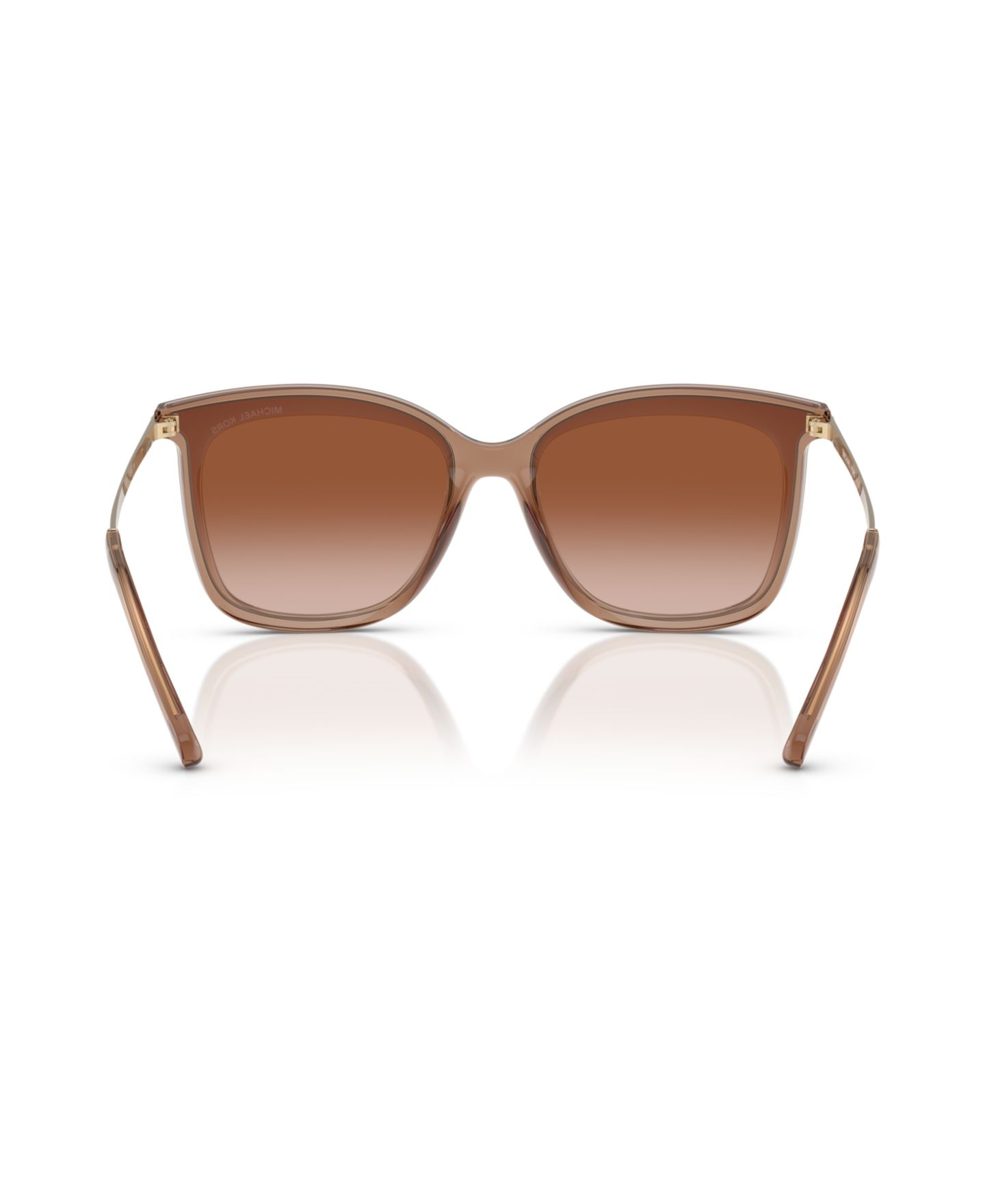 Женские солнцезащитные очки Michael Kors Sunglasses, MK2079U, цвет: Коричневый прозрачный — фото 4