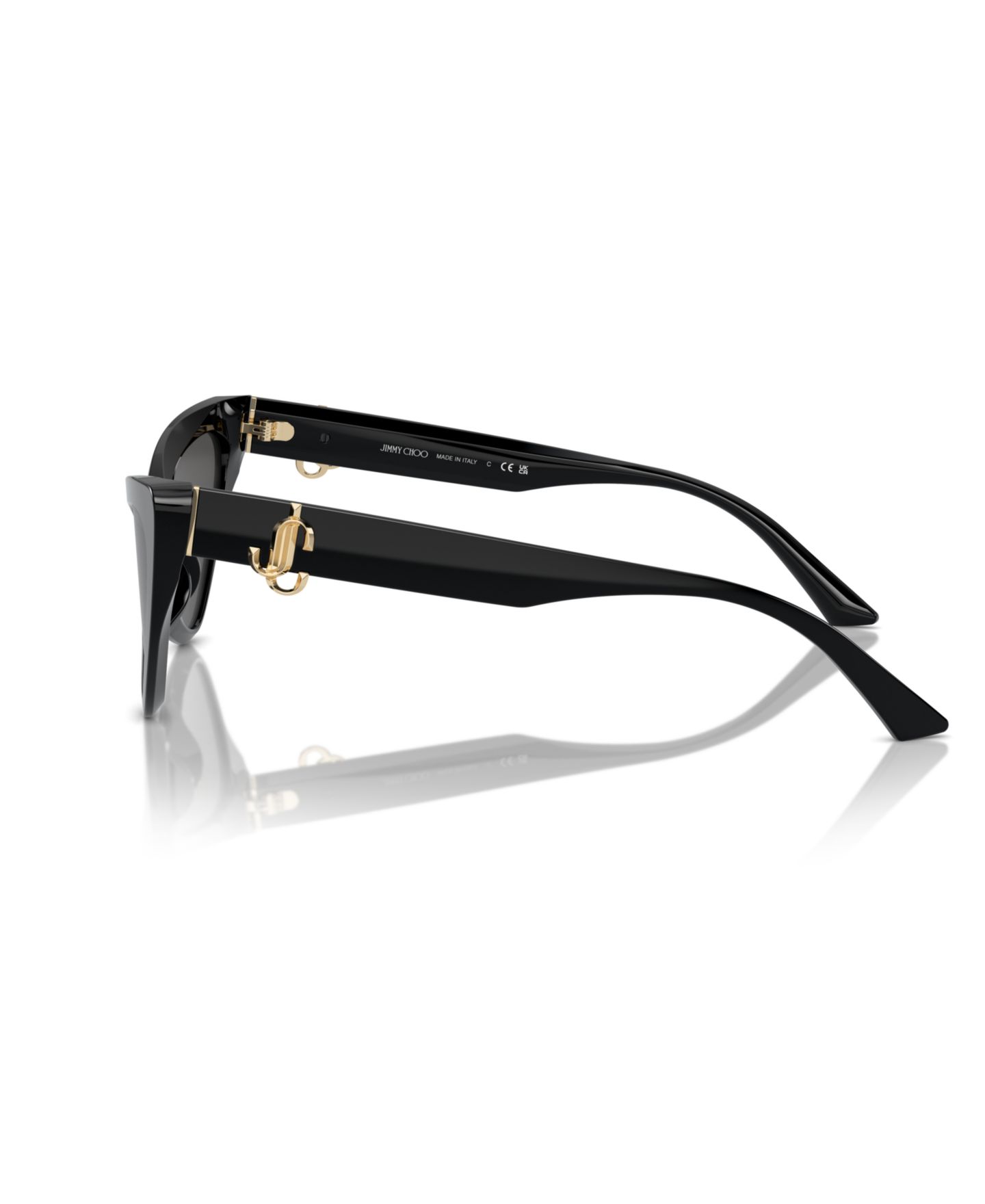 Женские солнцезащитные очки Jimmy Choo Sunglasses, JC5008, цвет: Чёрный — фото 8