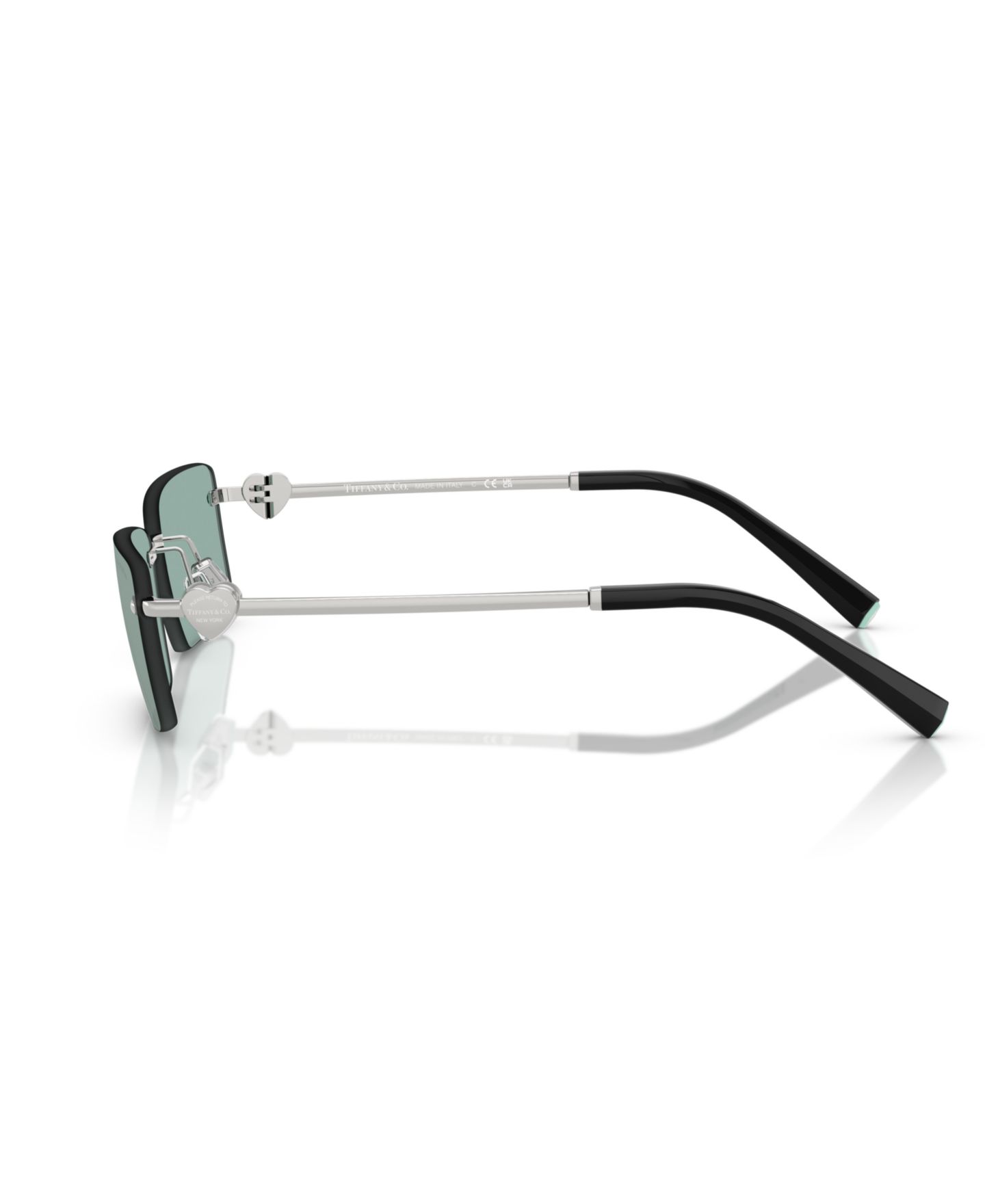 Солнцезащитные очки Tiffany & Co. Unisex Round Sunglasses, TF3108B, цвет: Серебряный — фото 3