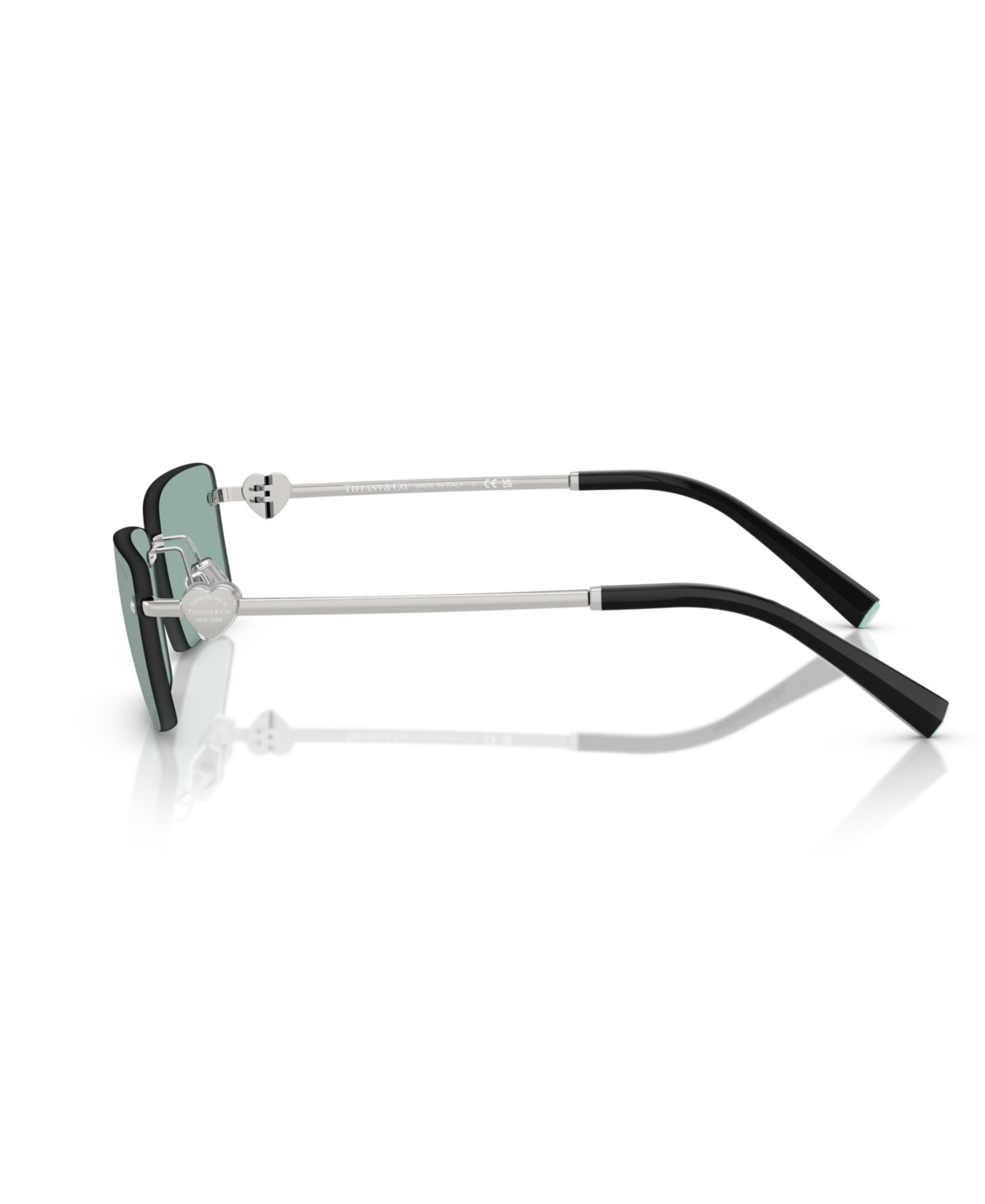 Tiffany & Co Rectangular Sunglasses In Silver