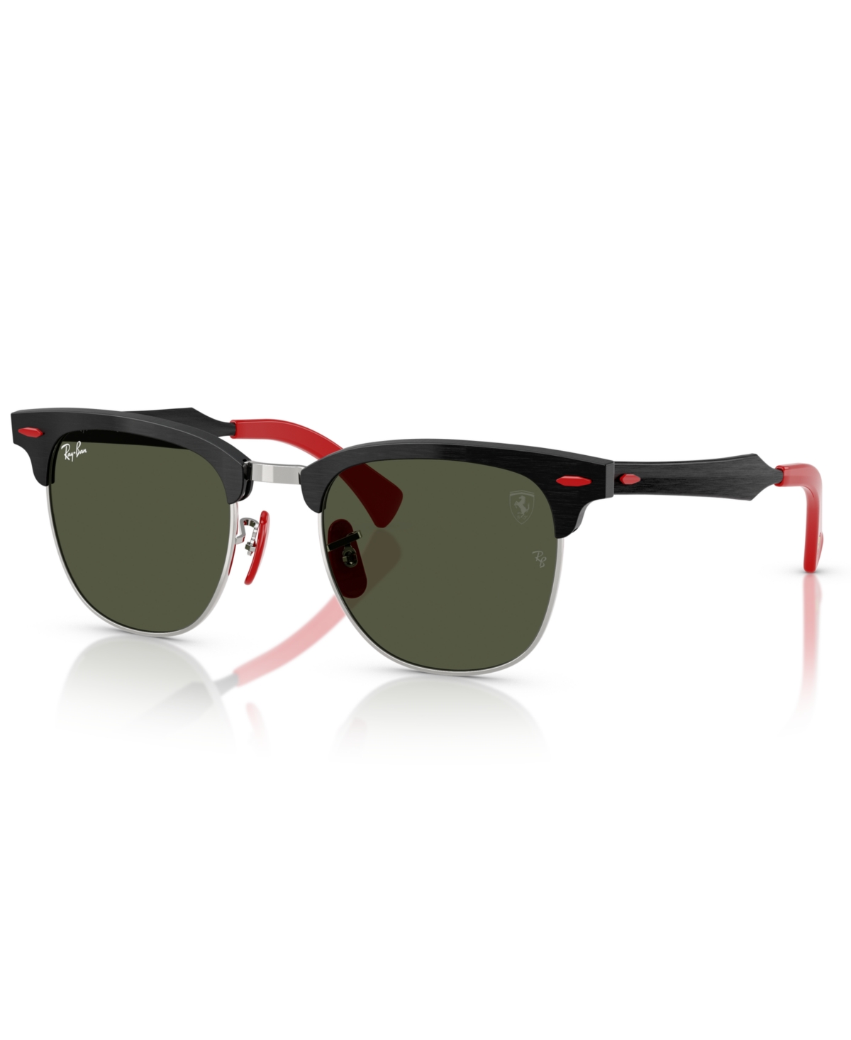 Ray Ban Men's And Women's Sunglasses, Rb3807m In Brushed Black On Silver