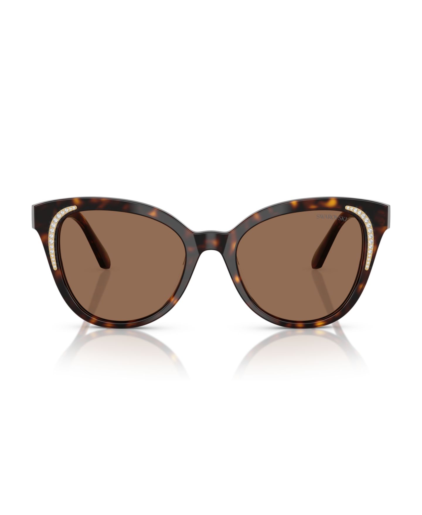 Женские солнцезащитные очки Swarovski Sunglasses SK6031, цвет: Тёмный гавана — фото 2
