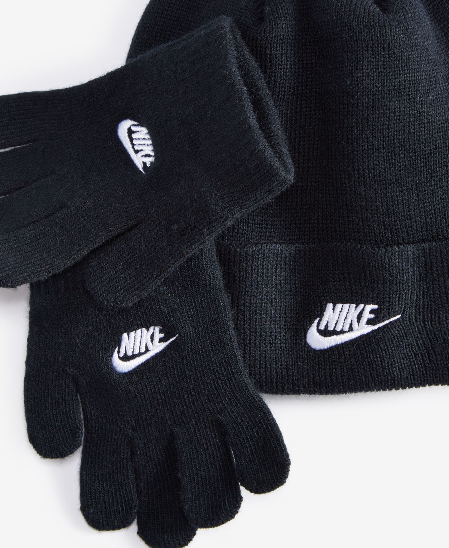 Комплекты Nike Club Beanie and Gloves, 2-Piece Set для мальчиков, цвет: Чёрный — фото 5