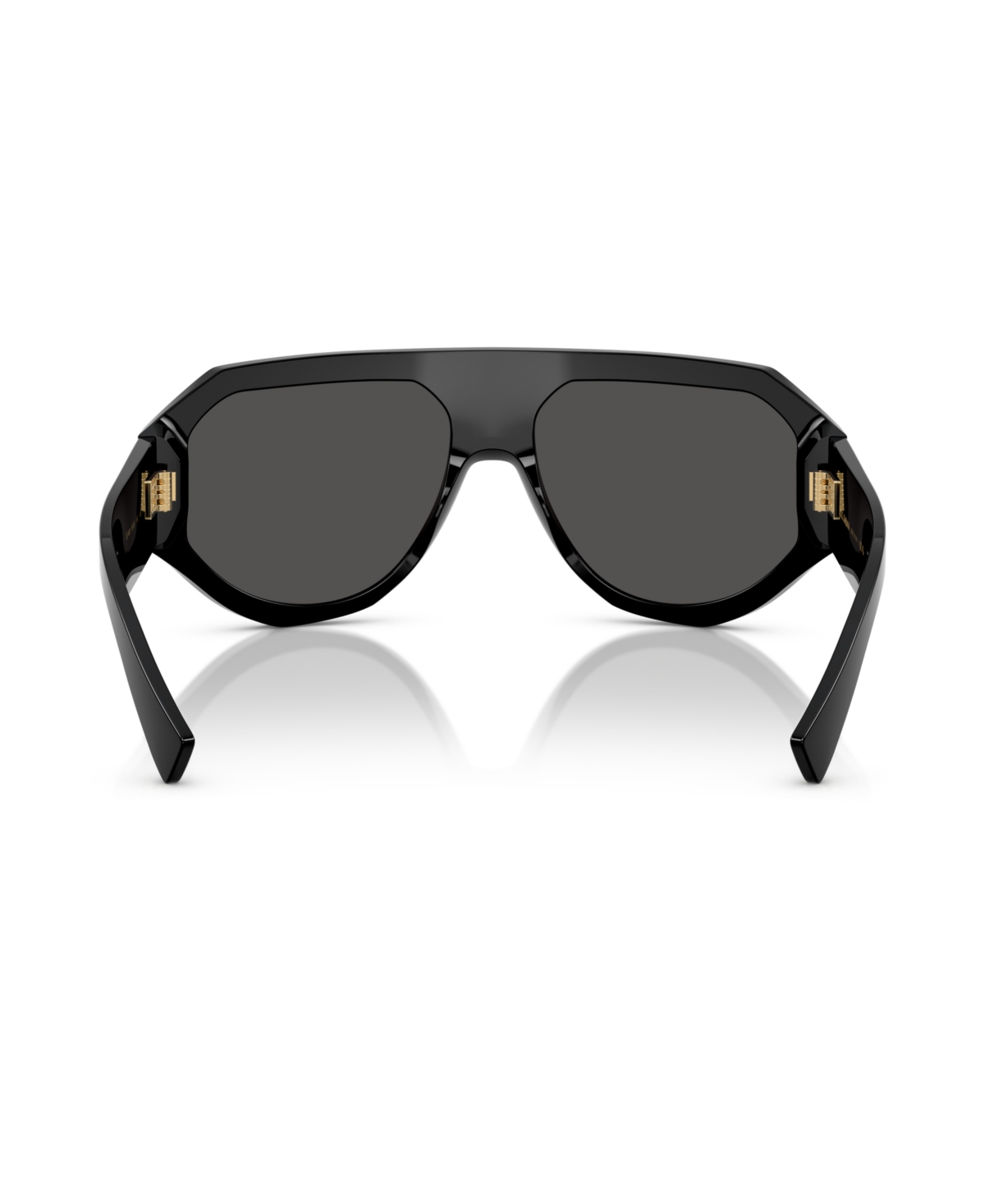 Dolce & Gabbana Dg Logo Plaque Sunglasses In Black