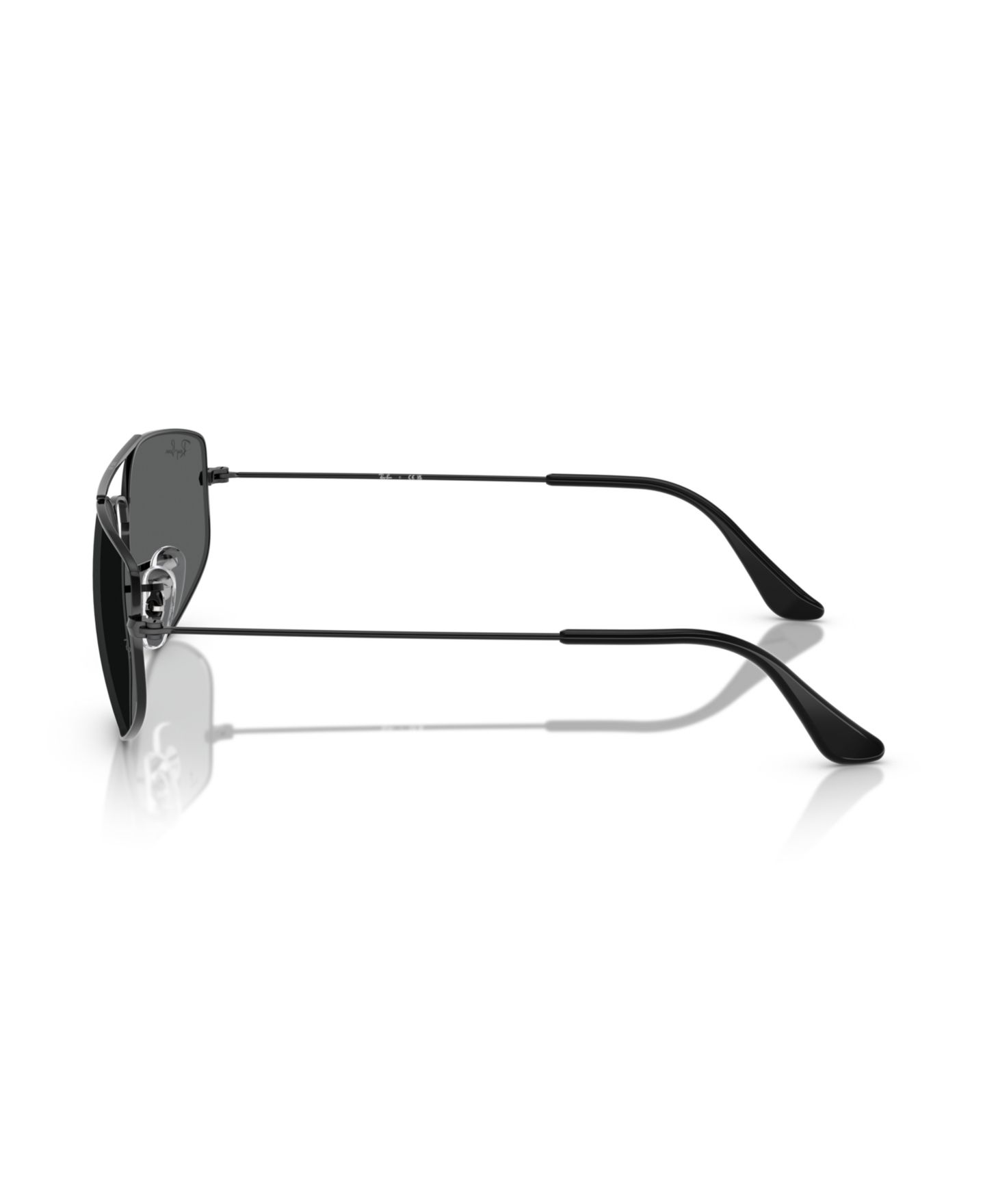 Солнцезащитные очки Ray-Ban Unisex Oval Explorer 5 Sunglasses, RB3845, цвет: Чёрный — фото 3