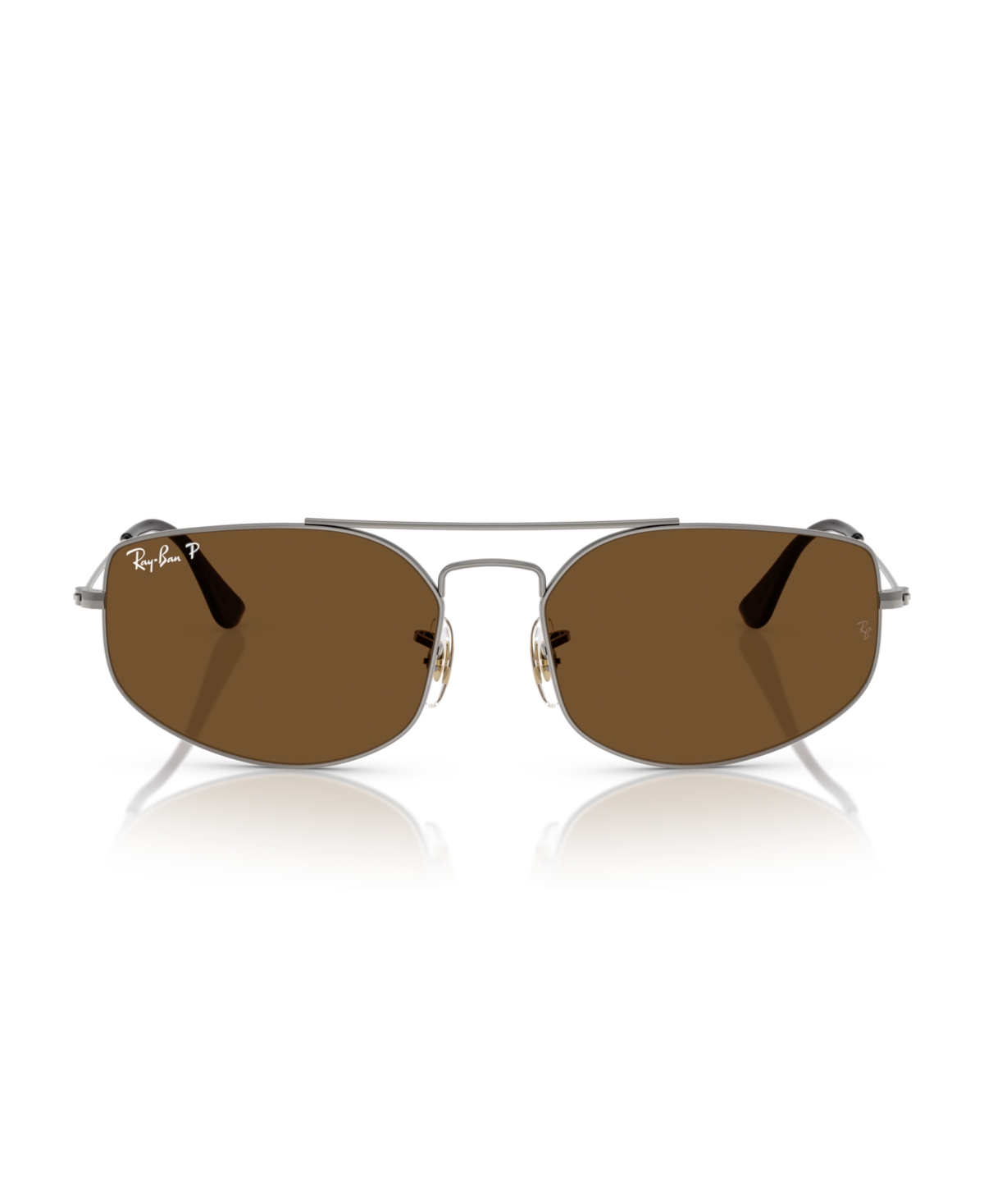 Ray Ban Unisex Polarized Explorer 5 Sunglasses, Rb3845 In Brown