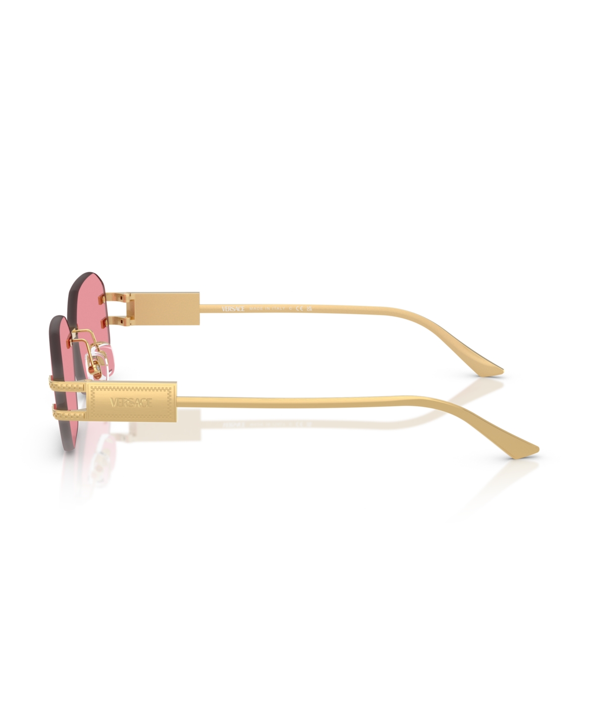 Versace Ve2274 Sunglasses In Gold,pink