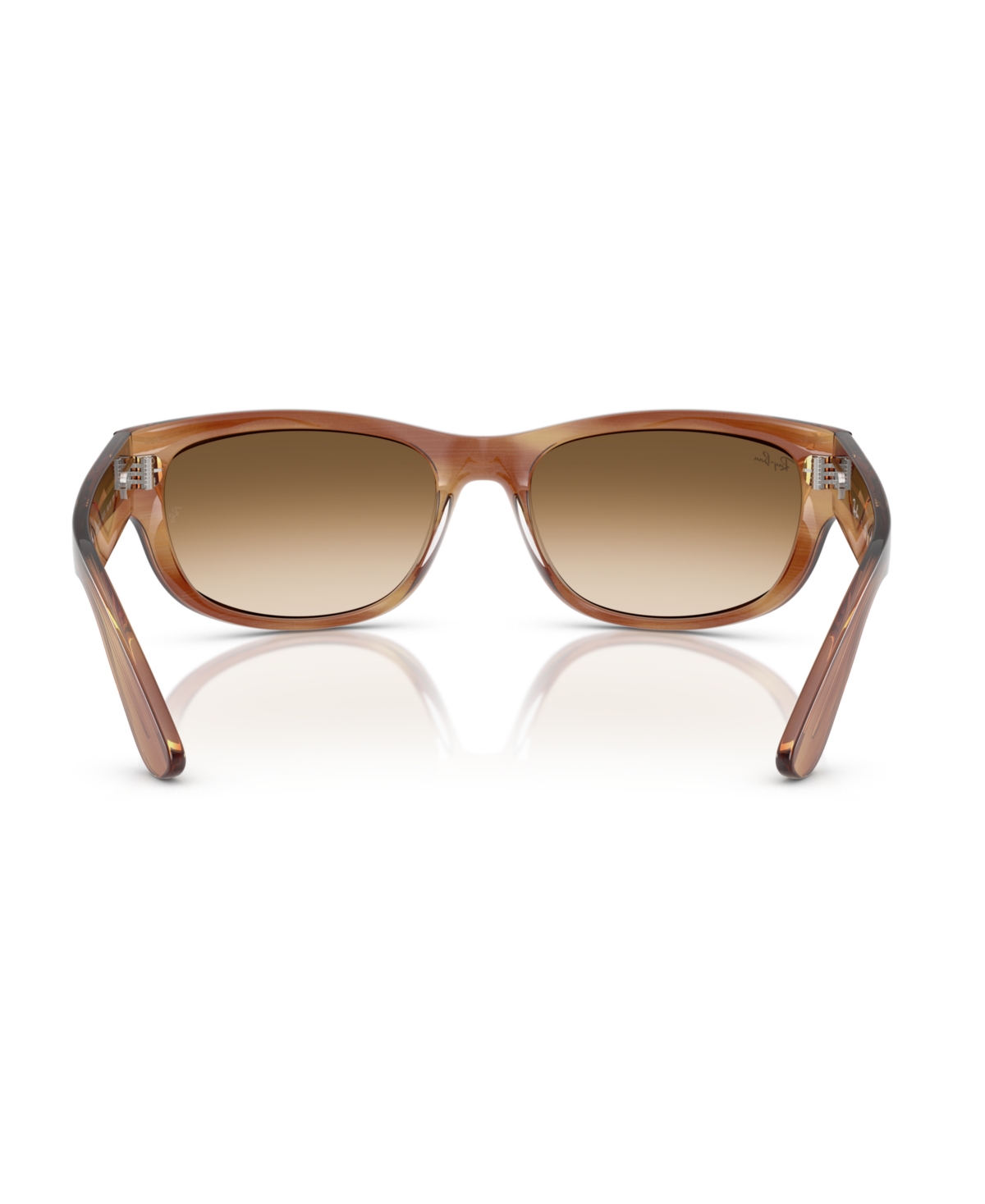 Shop Ray Ban Men's And Women's Sunglasses, Mega Balorama Rb2289 In Striped Brown