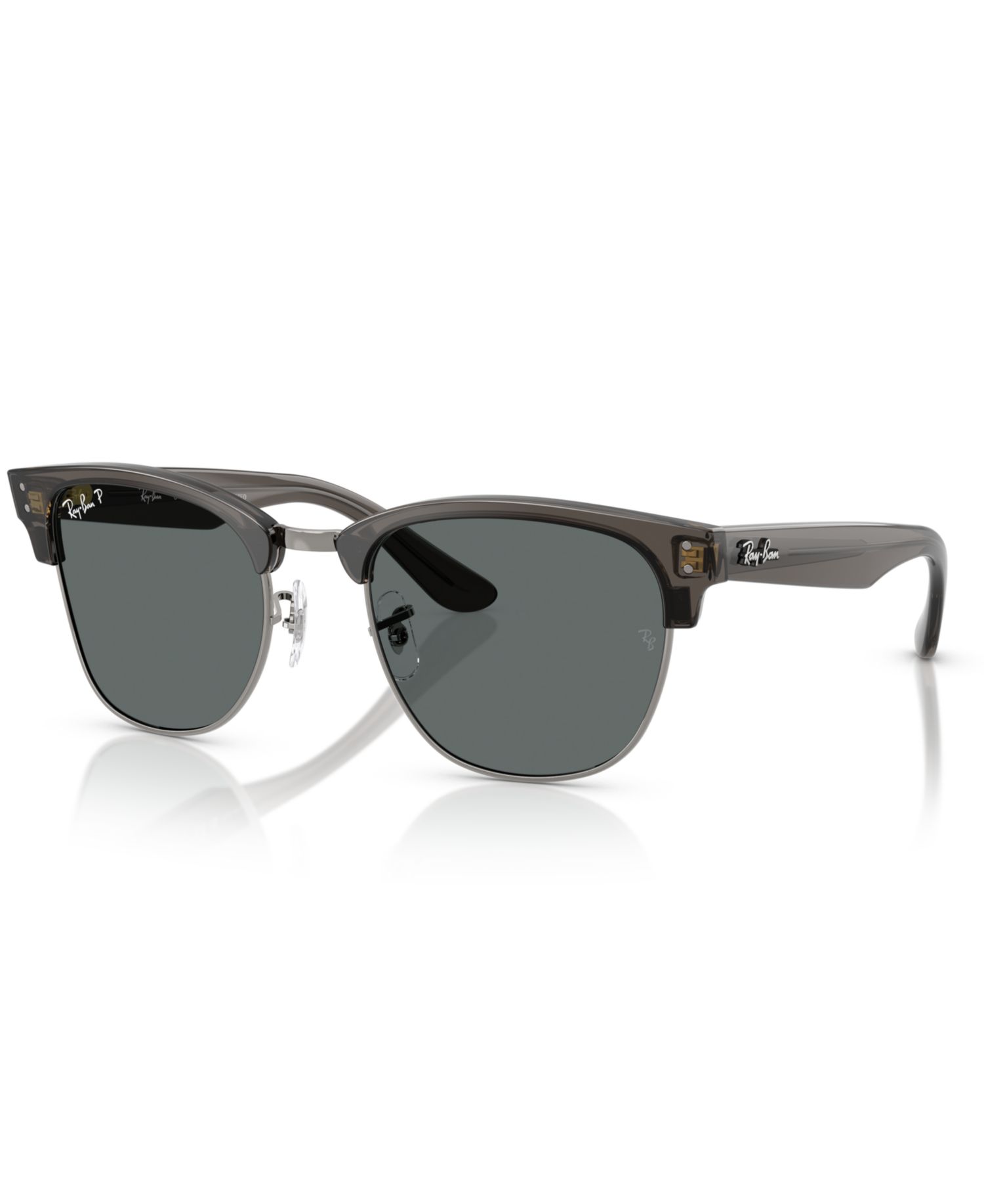 Unisex Clubmaster Reverse Polarized Sunglasses, RBR0504S