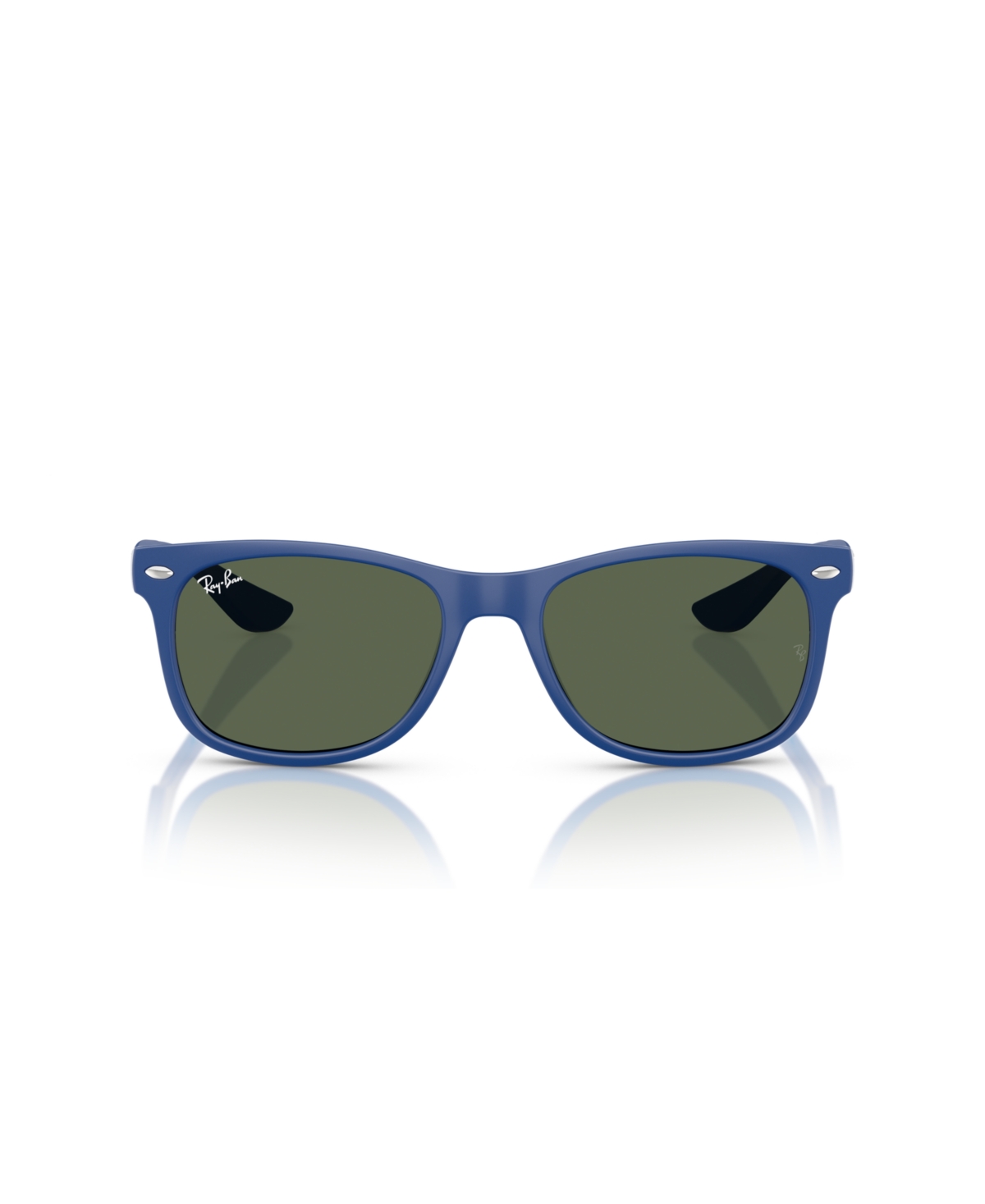 Ray-ban Jr Sunglasses, Junior New Wayfarer Kids Rb9052sf In Rubber Blue
