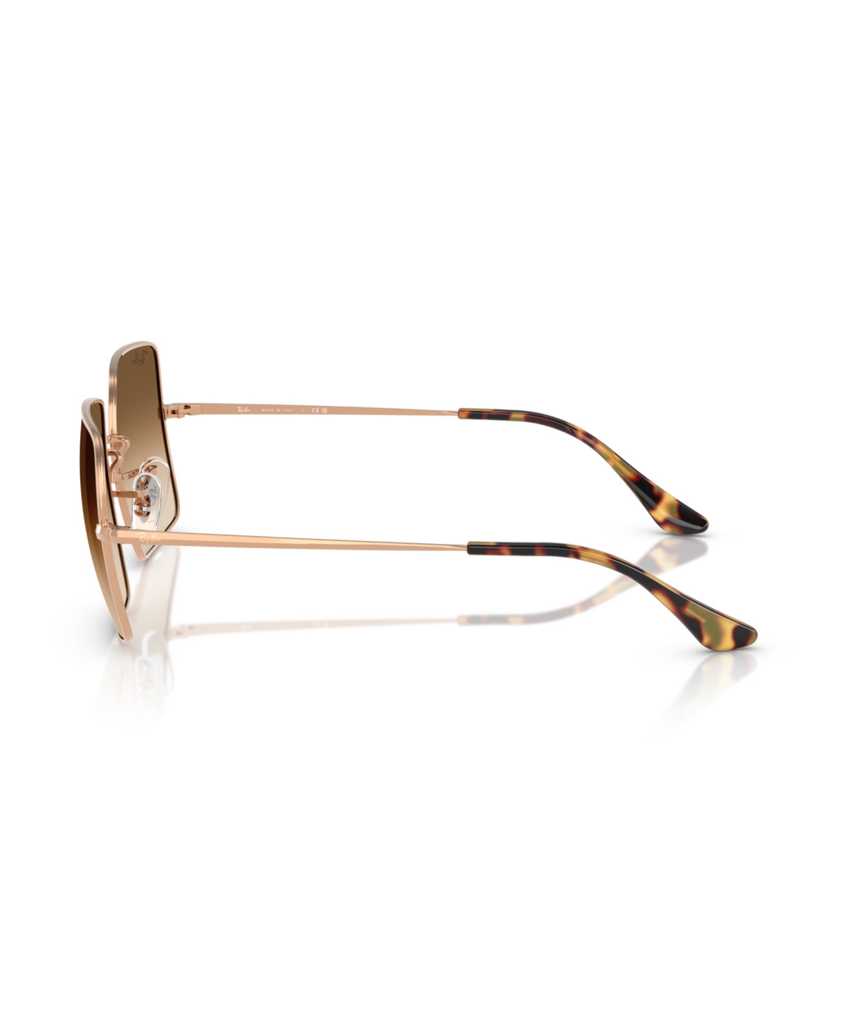 Ray Ban Women's Sunglasses, Square Rb1971 In Rosegold