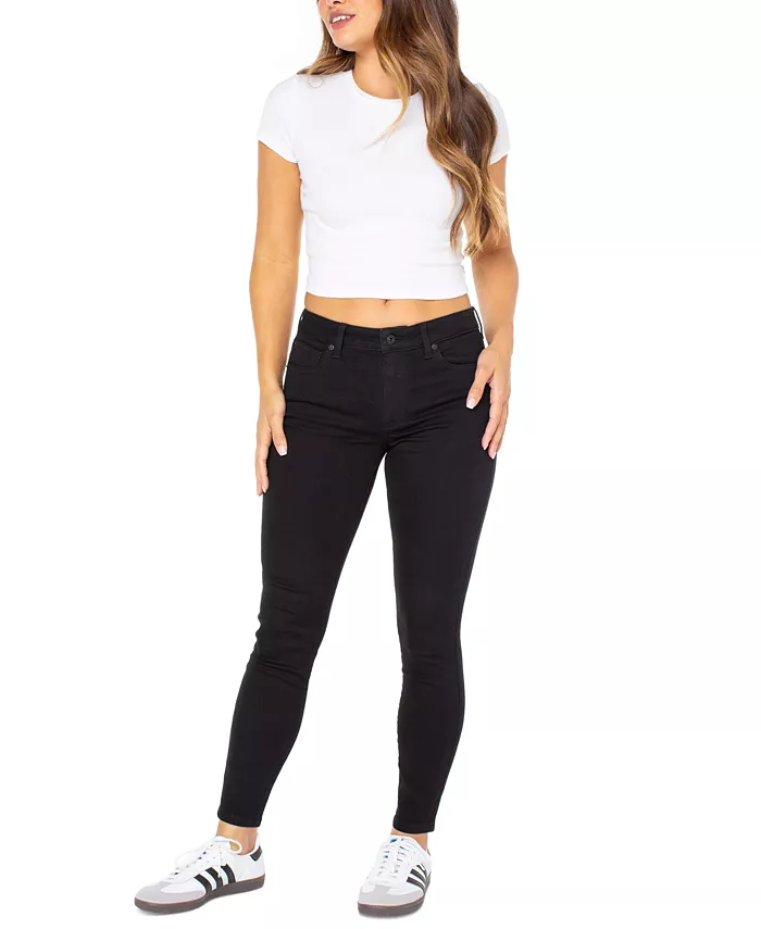 Juniors' Mid Rise Skinny Ankle Jeans