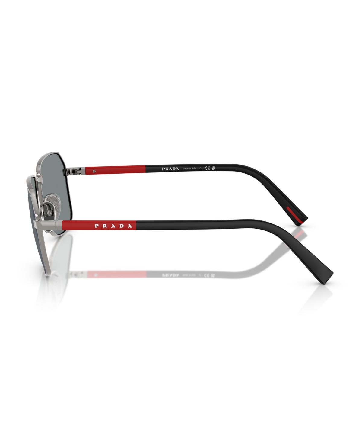 Prada Linea Rossa Mann Sunglass Ps A51s In Gray