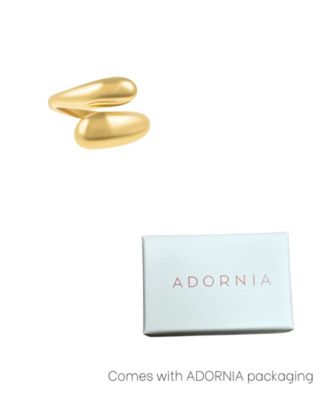 Gold Tarnish Resistant Overlapping Chunky Bands Ring