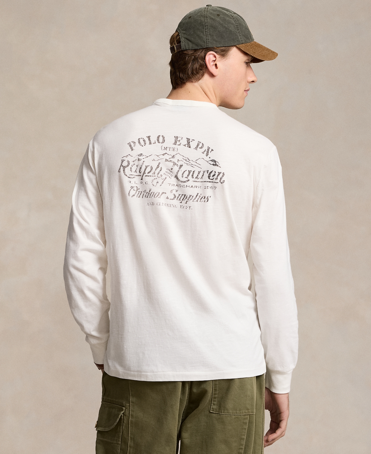 Polo Ralph Lauren Men's Classic-Fit Slub Jersey Graphic T-Shirt