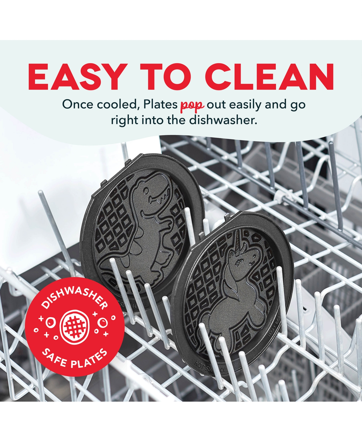 DASH MULTIMAKER WAFFLE & GRIDDLE MINI SYSTEM WITH REMOVABLE PLATES 