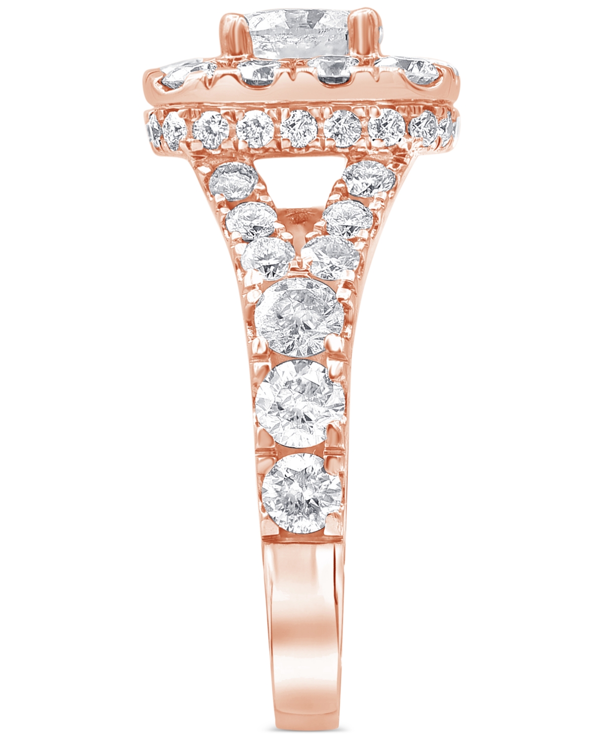 Diamond Bridal Set (4 ct. t.w.) in 14k White, Yellow or- Rose Gold