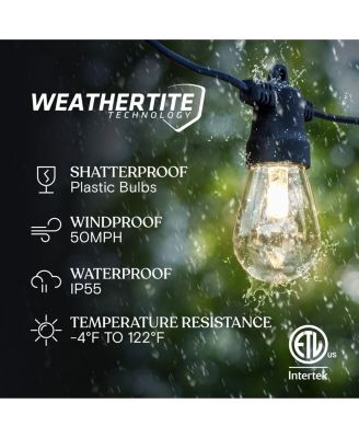 Ambience Pro 24.5 ft. USB-Powered LED String Lights with Warm White Hue