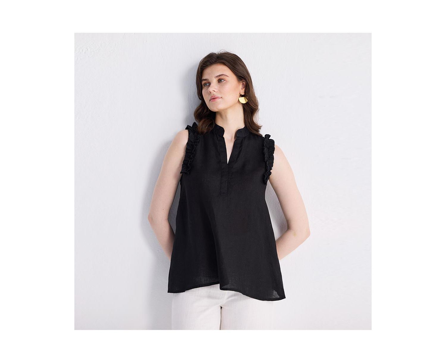 Women's Sleeveless Hemp Top